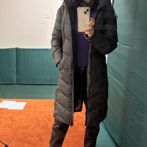 Brooklyn Industries Down Brown Glitter Puffer Coat. Like new.